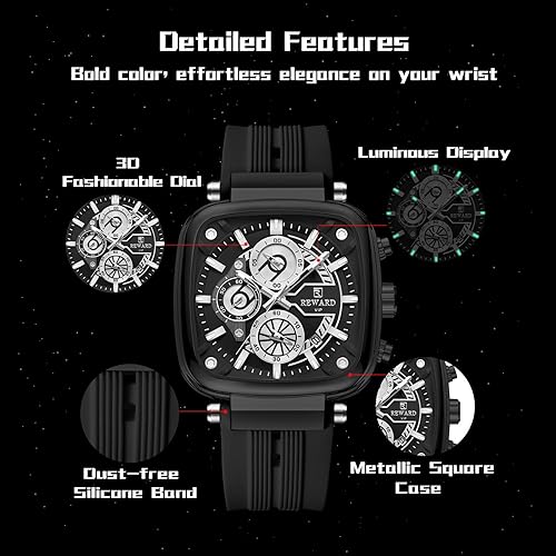 REWARD High Quality Silicone Watch | ساعة يد عالية الجودة
