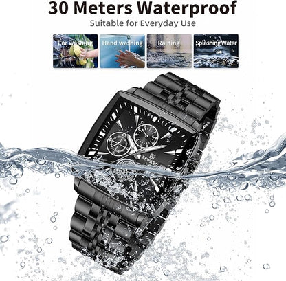 REWARD Luxury Men's Square Watch | ساعة رجالية فاخرة